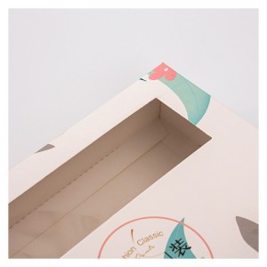 Hieno ikkunan avautuva lahjapakkaus