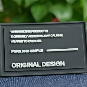 PVC:n ympäristöystävällinen pehmeä silikonirääke räätälöity tavaramerkki