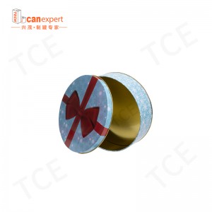 Tukkumyynti Alumiini pyöreät tölkit kynttilän joululahjaastiat metalli tinaatikko käsityöhön