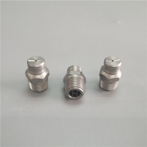 Korkeapainepesukone litteä tuuletinsuuttimen veden suuttimen ruostumattomasta teräksestä valmistettu suihkukone