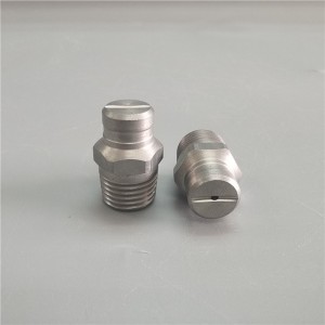 Korkeapainepesukone litteä tuuletinsuuttimen veden suuttimen ruostumattomasta teräksestä valmistettu suihkukone