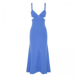 OEM -kesälomajuhlat seksikäs katkaisu vyötärö ristikäsitehosteet Puserat rento mukautettu yksivärinenneulotut minipuvutnaiset