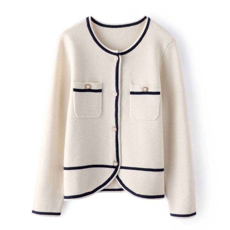 Naiset pitkähihat 100% kashmirneuletapa paksut puserot Pure Cashmere Office Lady -takki muokattavat vaatteet