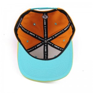 Hiphop Custom Logo Flat Bill Colsbles Baby Kids 6 Paneel Taapero Snapback Gorras Blank Hatut Snapbacks Cap