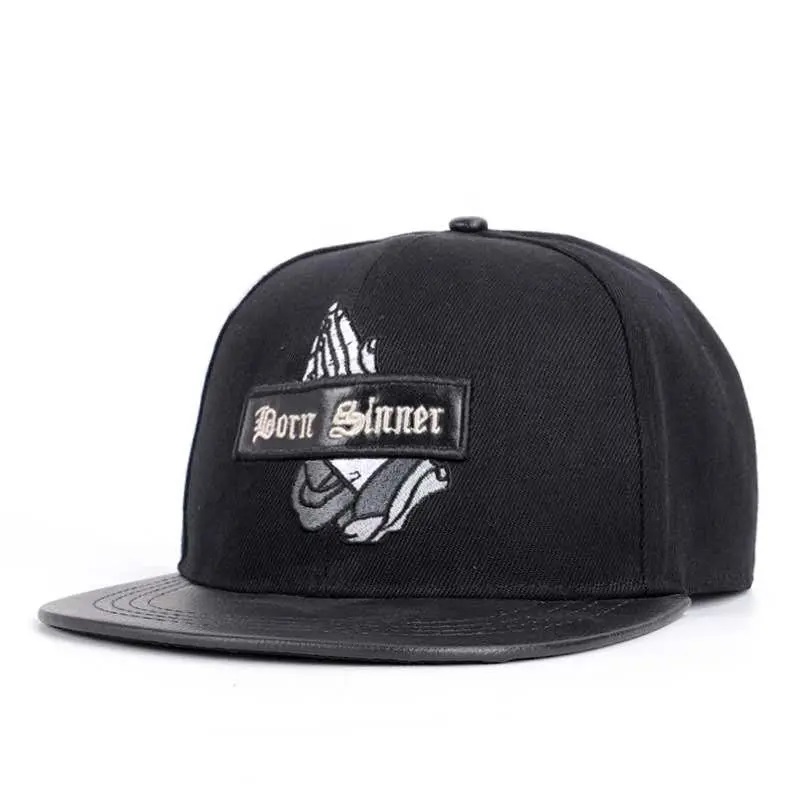 Kuuma suosittu Hiphop Boxing Baseball Caps Plat Brim Hat