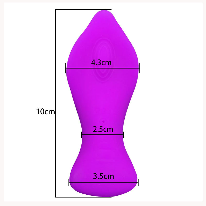 aikuisten seksilelu värähtelevä keihäs värähtelysauva (violetti kieli)