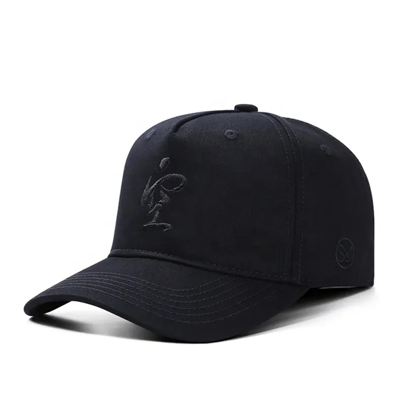 Valmistajat OEM Custom Logo Korkealaatuinen pieni MOQ Casual 5 -paneelin baseball -lippalakki Caps Hatut for Apparel -tuotemerkit