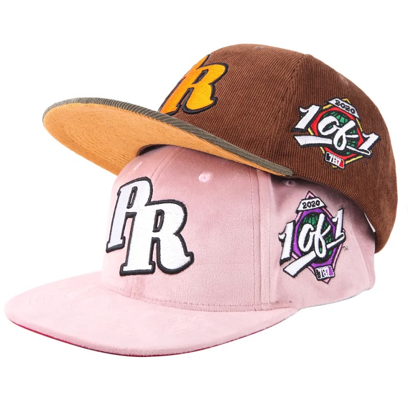 Mukautettu 3D -kirjonta korkealaatuinen Snapback Cap Hip Hop Baseball Hat -korkki