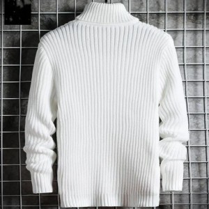 OEM Talvi Half Turtle Neck Men -pusero Pullover -villapaita