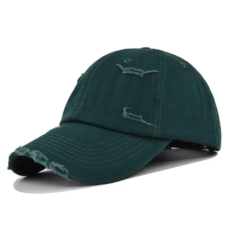 2023 Uusi tyyli värikäs räätälöity logo puuvilla vintage baseball Cap Distressed Dad Hat