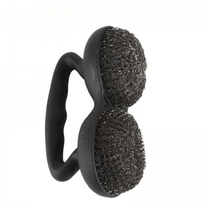 BBQ -grilliharja ruostumaton lanka muovikahvalla