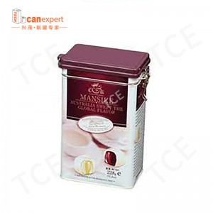 Mukautetut tina tölkkivalmistajat Tukkumyynti Suorakulmioneliö pyöreä tina tölkit Metalpackaging TEA -näytteen laatikko tina räätälöity tinaplate laatikko