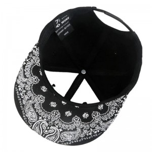 Korkealaatuinen mukautettu logo Big Brim Fashion Street Trend Hip Hop Baseball Cap