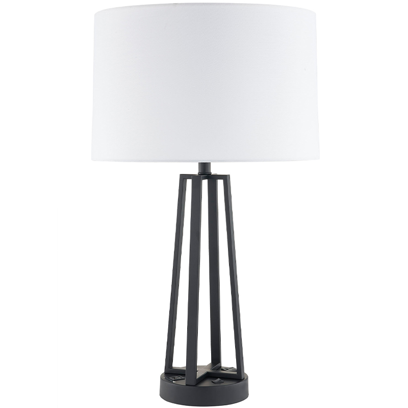 Tumma pronssi -yöt ja valo on/off -rokerikytkin, kätevä myyntipiste ja USB -latausportti hotellin huoneessa