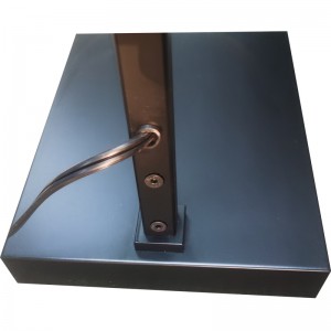 Waterwalk -hotellin lattiavalaisin matta mustalla viimeistelyllä sohvalla vierashuoneessa