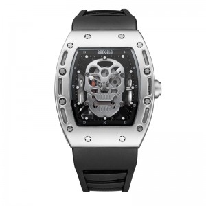 Fashion Skull Men Quartz Watch Baoogela Creative Dial -kello miesten kello Gold Life WaterRedge miehet Seuraa urheilutyyliä 1612