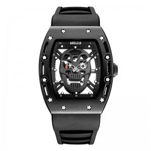 Fashion Skull Men Quartz Watch Baoogela Creative Dial -kello miesten kello Gold Life WaterRedge miehet Seuraa urheilutyyliä 1612