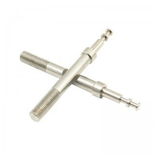 Muotoisten pitkien ruuvien CNC-koneistus Lääketieteelliset osat Ei-standardiosat Räätälöity tarkkuusakselin käsittely