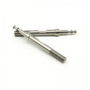 Muotoisten pitkien ruuvien CNC-koneistus Lääketieteelliset osat Ei-standardiosat Räätälöity tarkkuusakselin käsittely