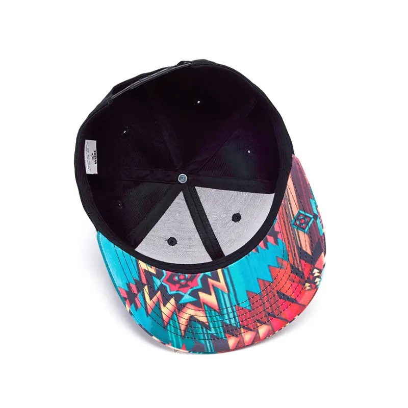 3D -tulostus Snap Back Fitted Frim Hat Street -hip Printing Flat Bill Havaijin hatut suunnittelevat oman Snapback Cap/hat