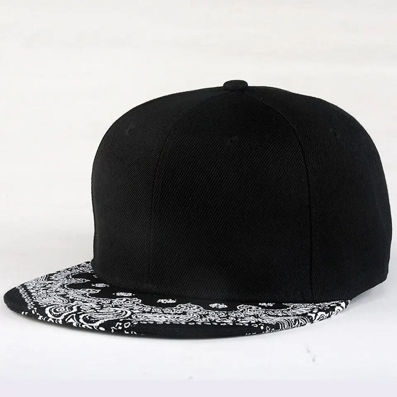 Tukkumyynti Custom Cotton Print Snapback Cap Hat Paras laadukkaat baseball -hatut