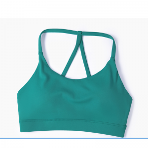 Kolmion takaosa kerää joustava urheilurintaliivit