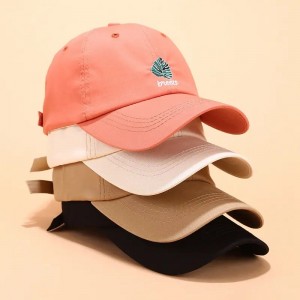 Cotton Custom 6 Panel Dad Hat, Brodeerattu logo jäsentämätön isä hattu räätälöity