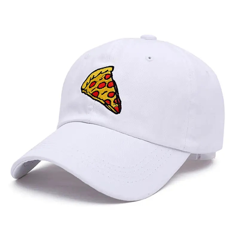 Uusi pizza -kirjonta isä capp -kuorma -auto puuvilla hattunaisille. Miesten säädettävä koko baseball -lippu ulkona urheilu aurinko hattu