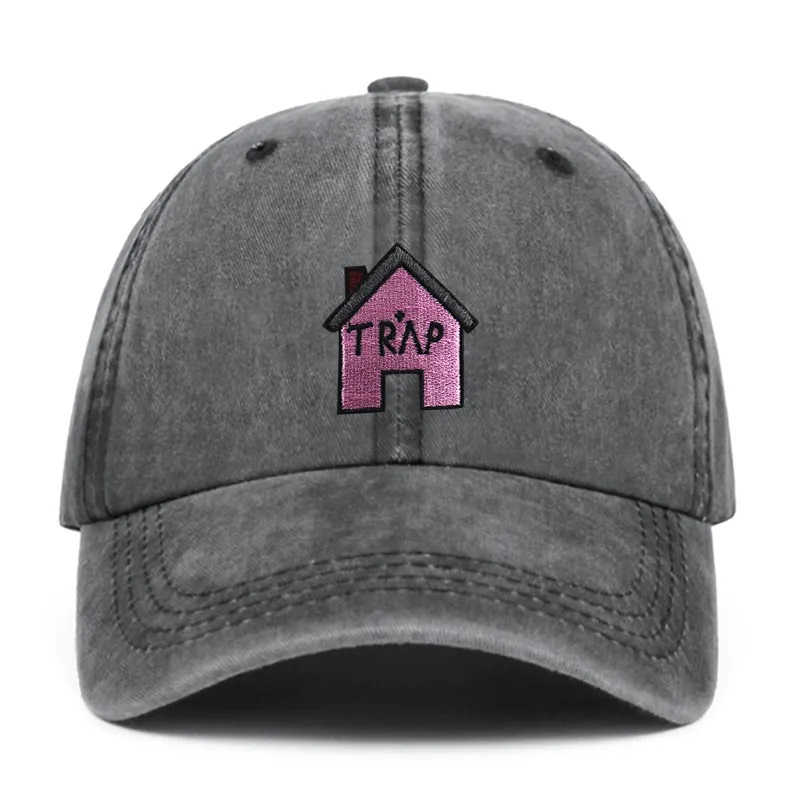 100% puuvillapestetty ansa talon kirjonta miehetnaiset hip hop sports cap -logo mukautetun muodin baseball hattu