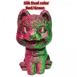 PLA -filamentti Silk Dual Color Filamentti, 1,75 mm 3D -hehkulanka, 3D -tulostinhahlan