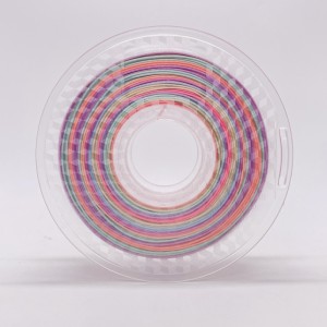 Silk Rainbow Monivärinen PLA -filamentti pastelliväri1,75 mm 3D -tulostin PLA -hehkulanka