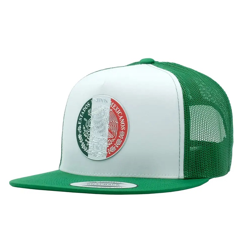 Mukautettu 6 paneeli Hip Hopback Hat 3D -kirjonta -logo Flat Bill Gorras Snapback Cap