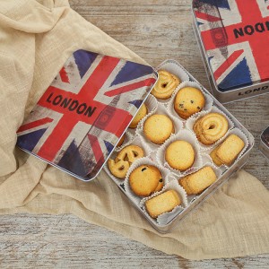 Cookie Boxes Candy Boxes Candy Boxes Neliö tinaa laatikot