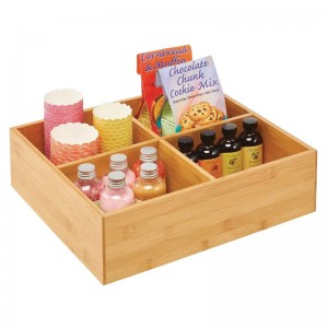 Bambu säilytyslaatikon keittiökaappi