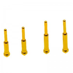 Messinki koskettimennasta jousen pogo -nasta elektronisen tuotteen suhteen