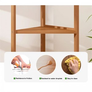 Monitoiminen bambupuku ripustinkiinnike maissihallin puun pystysuora vaatteet Bambu -ripustin