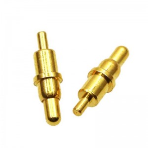 Mukautettu messinki koskettimen PIN Spring Pogo -tappi elektroniseen tuotteeseen