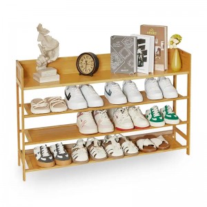 Monikäyttökäytävä ja kaapin bambukenkätelinevarasto