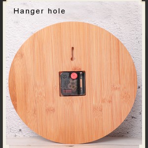 Bambu käsityö luova seinäkello kodin sisustus