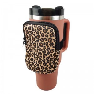 Neopreeni -vesipullopussi 40oz 20oz 30oz, Ladies Gym Fitness -tarvikkeet säädettävällä hihnalla