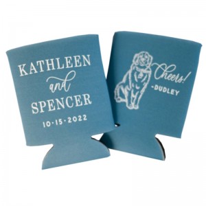 Tukkumyynti mukautettu vaahto jäähdytin tynnyjä pidike olut tölkki hiha eristetty ohut halpa 3 4 5 mm 330 ml jäähdytin koozy logolla