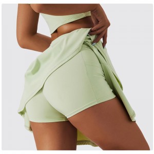 SC1055 -satopolopaidat ja tennishame -joogajuhlajoogajooga -fitness Woman 2024