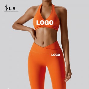 SC1063 Sport Set Fitness Gym Jooga Wear -puku Tracksuit Fitness Jooga Wear Gym -Nainen sarja