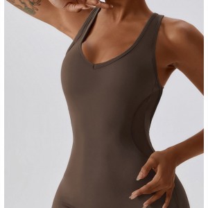 Laadukkaat radanpukuharjoittelu asettaa jooga Fitness Wear -hyppykuputnaisille. Yksi kappaleet saumaton joogajoukko bodysuit