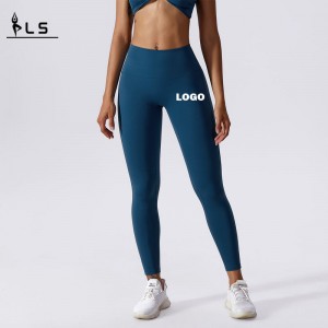 SC101112 Stretch Compression Sauton juokseva jooga Legging, muttanosta korkea vyötärö urheilu Naisten kuntosalin joogahousut saaliskappaleet