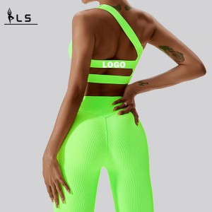 SC10163 Fitness Sports Bra Custom Logo Ladies Compression Women Yoga Shorts Girl China Seamad Sport Rivin