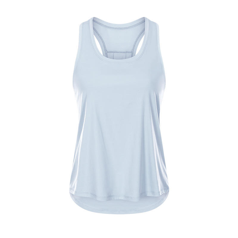 SC10256 Ladies Tank Tops Spring Fashion Loose Blause Yoga Lest Tank Tops Naisten Yoga Tank Top Back Back