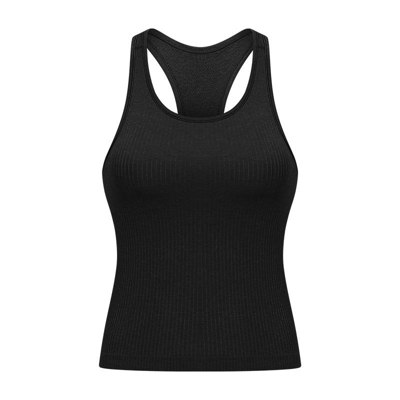 SC102510 Fitness Crop Tank Top Naisten T-paidat Rib Tank Top Women Yoga Gym Fitness Workout Tank Livi -vaatteet Ylävaatteet