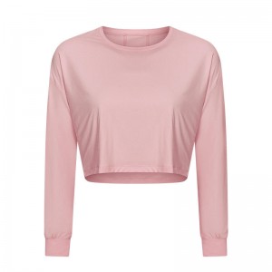 SC10265 hengittävä jooga sato Top kuntosalin kuntosali Tiukka t-paita jooga pitkähihainennaiset t-paita kuntosali paita