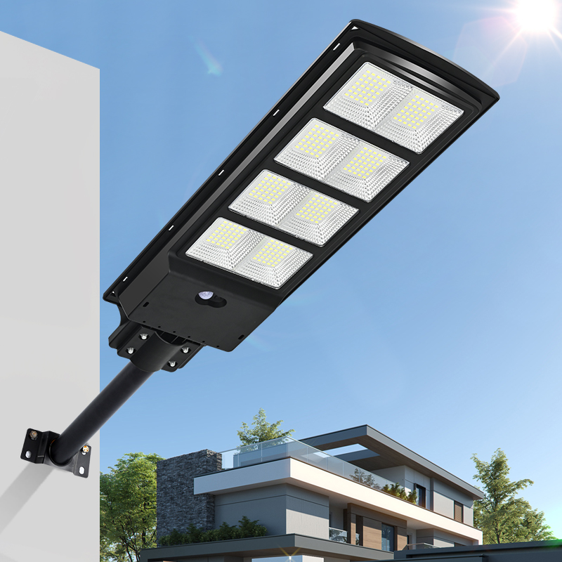 Kaksinkertainen pään induktio Solar Street Lamp